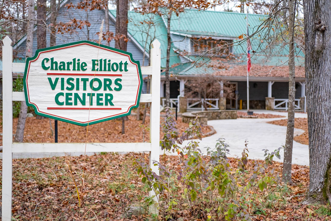 This is the Charlie Elliott Wildlife Center in Mansfield, GA